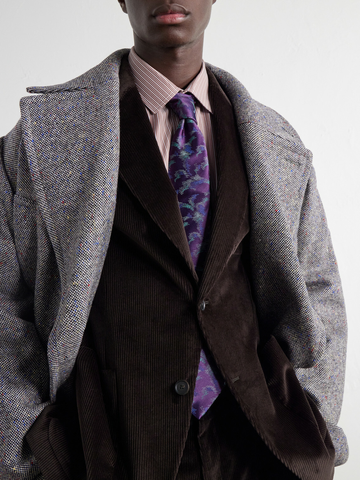 Paul Smith - Cotton-Blend Corduroy Suit Jacket - Brown