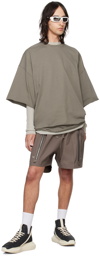 Rick Owens Taupe Tommy T-Shirt