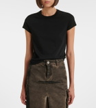 Rick Owens Cropped Level cotton jersey T-shirt