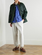 Beams Plus - Tapered Pleated Cotton-Twill Trousers - Neutrals