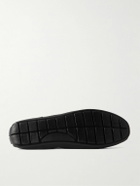 Simone Rocha - Bow-Embellished Pleated Leather Ballet Flats - Black