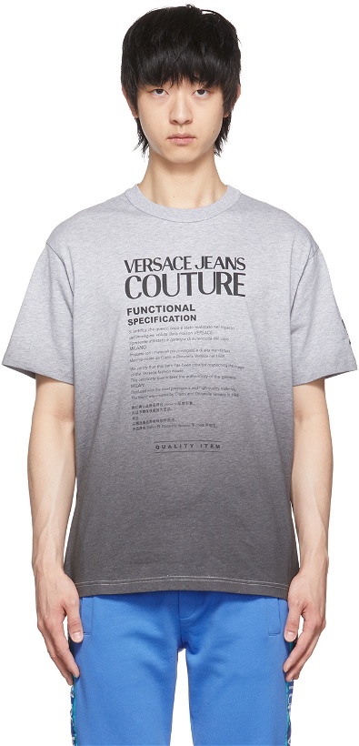 Photo: Versace Jeans Couture Grey Cotton T-Shirt