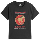 Levi's Women's Horse Print T-Shirt in Pirate Black
