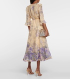 Zimmermann Lyrical silk linen midi dress