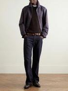 Incotex - Zanone Virgin Wool and Cashmere-Blend Sweater - Brown