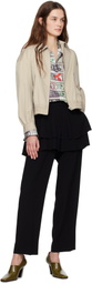 UNDERCOVER Black Ruffle Skirt Trousers