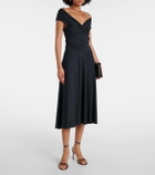Dorothee Schumacher Soft Drape off-shoulder midi dress