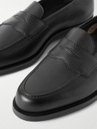 Edward Green - Pimlico Full-Grain Leather Penny Loafers - Black