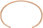 Maison Margiela Rose Gold Logo Cuff Bracelet