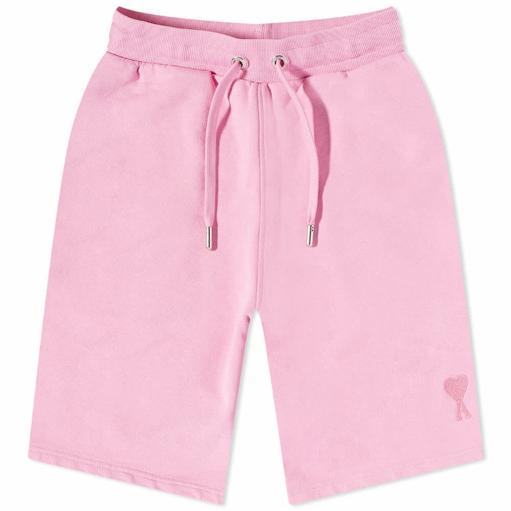 Photo: AMI Men's Small A Heart Shorts in Candy Pink