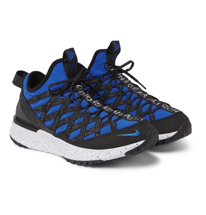 Photo: Nike - ACG React Terra Gobe Ripstop Sneakers - Blue