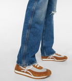 Loewe - Flow Runner leather sneakers