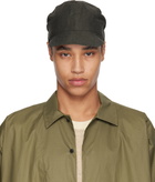 Jan-Jan Van Essche Black O-Project Brushed LT Canvas Baseball Cap