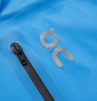 On - Weather Colour-Block Micro-Ripstop Hooded Jacket - Bright blue