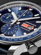 CHOPARD - Mille Miglia GTS Azzurro Chrono Automatic Limited Edition 44mm Stainless Steel and Leather Watch, Ref. No. 168571-3007 - Blue