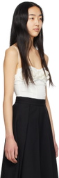 Shushu/Tong White Lingerie Bodysuit