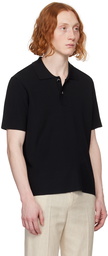 JACQUEMUS Black Les Classiques 'Le polo maille' Polo