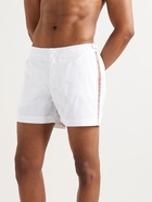 Orlebar Brown - Setter Plage Mid-Length Grosgrain-Trimmed Swim Shorts - White