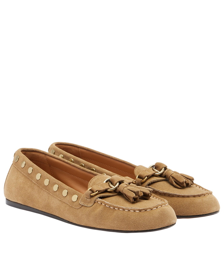 Photo: Isabel Marant Faxel studded suede loafers