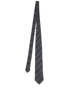 BRUNELLO CUCINELLI Chevron Silk Tie