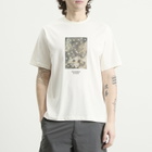 Pas Normal Studios Men's Off-Race Cotton Tech T-Shirt in Off White