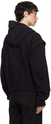 KOZABURO Black Bon-Var Bomber Jacket