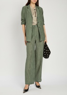 Emporio Armani Crinkled Woven Jacket Olive