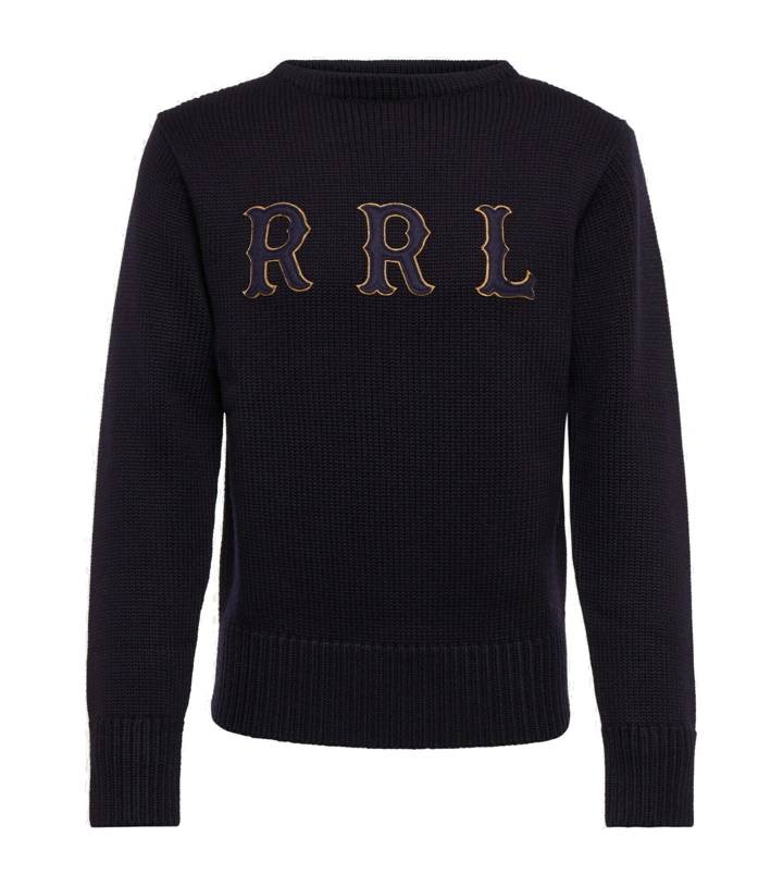 Photo: RRL - Logo-appliqué wool sweater