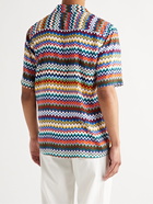 MISSONI - Convertible-Collar Printed Woven Shirt - Multi