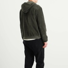 C.P. Company Men's Corduroy Lens Zip Hoodie in Dark Shadow