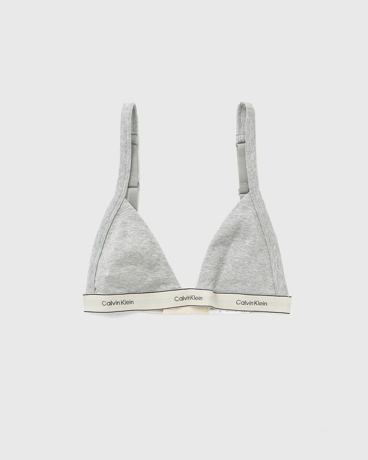 Calvin Klein Underwear UNLINED TRIANGLE Grey Womens (Sports-) Bra