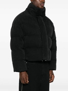ENTIRE STUDIOS Black Velvet Puffer Jacket