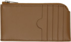 Acne Studios Brown Zip Wallet