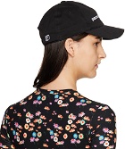 Rabanne Black Embroidered Cap