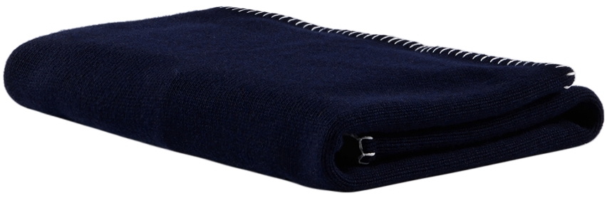 Palm Angels Baby Navy Bear Blanket