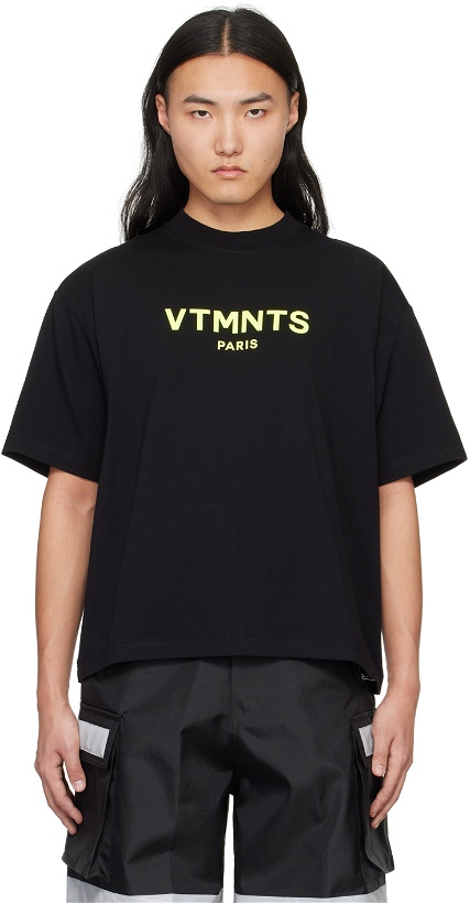 Photo: VTMNTS Black 'Paris' T-Shirt