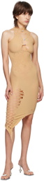 Poster Girl SSENSE Exclusive Tan Tamika Midi Dress