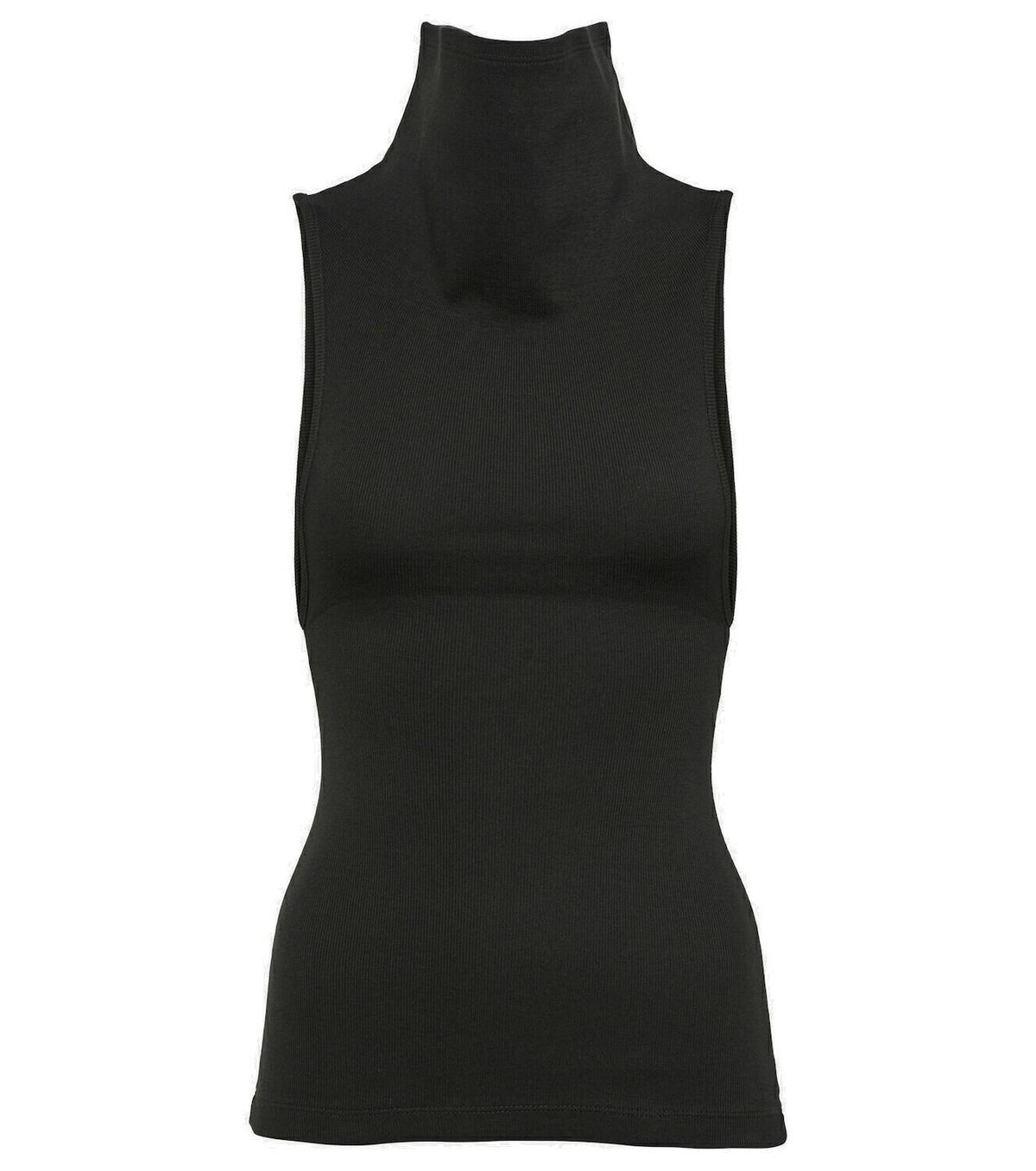 Alaïa Hooded cotton-blend crop top ALAÏA