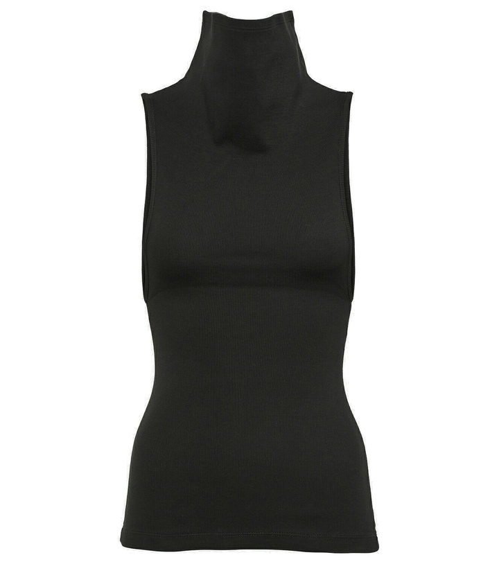 Photo: Alaïa Hooded cotton-blend crop top