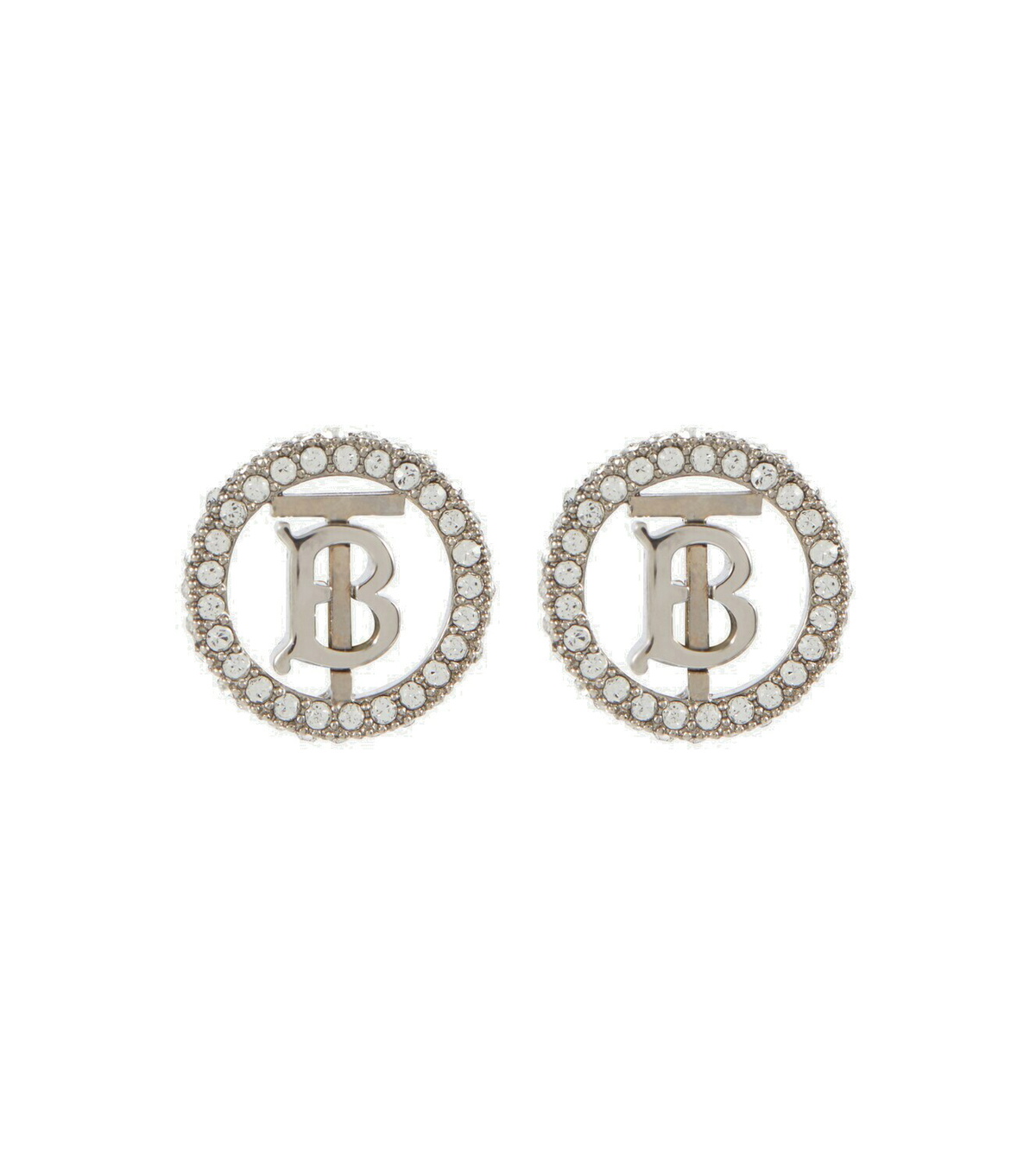 Burberry - TB Monogram embellished earrings Burberry