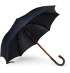 Francesco Maglia - Chestnut Wood-Handle Umbrella - Blue