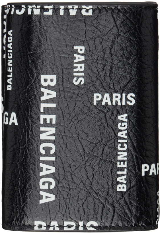 Photo: Balenciaga Black Logo Wallet