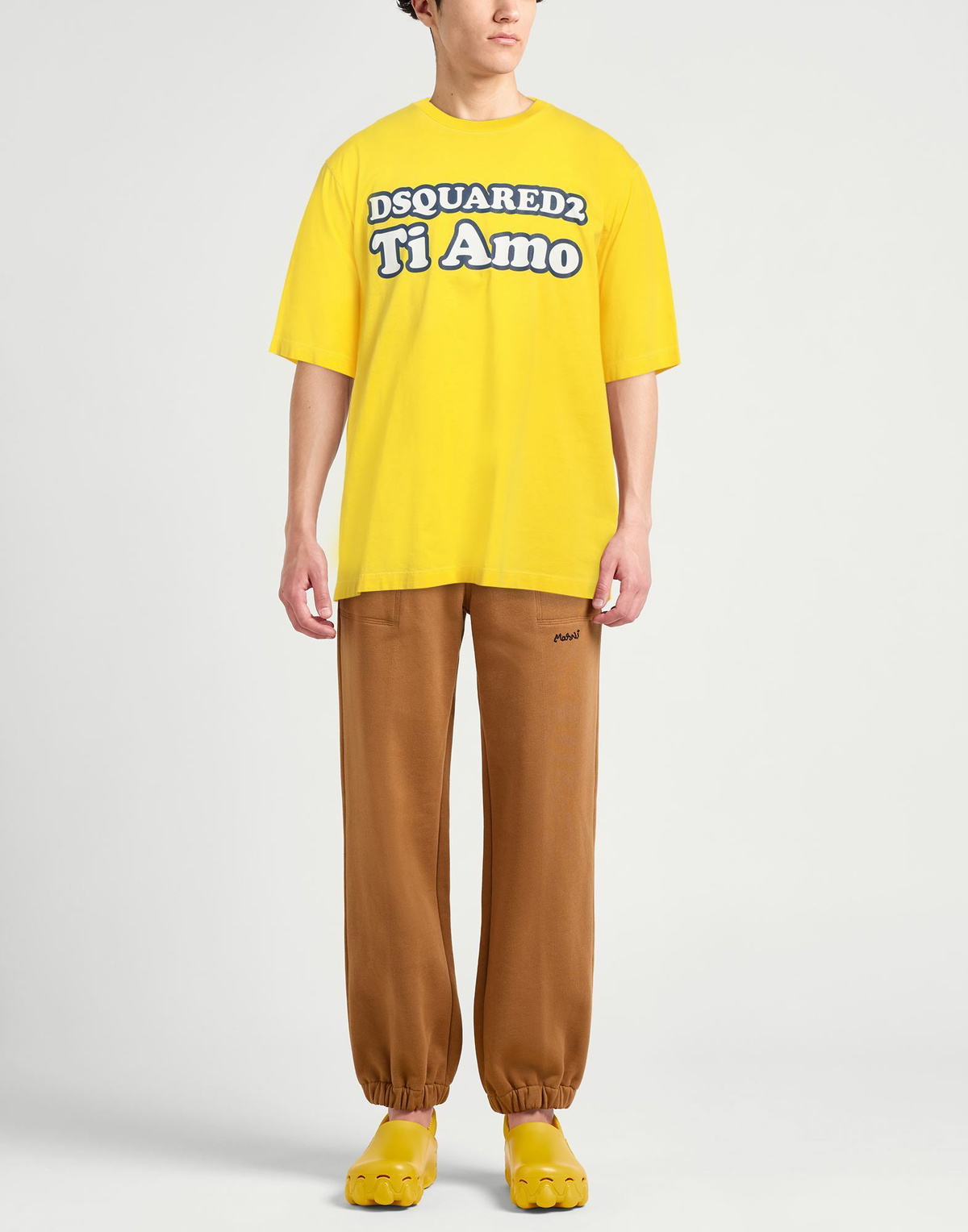 Dsquared2 Mens T-shirt in Yellow