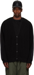 Juun.J Black Padded Cardigan