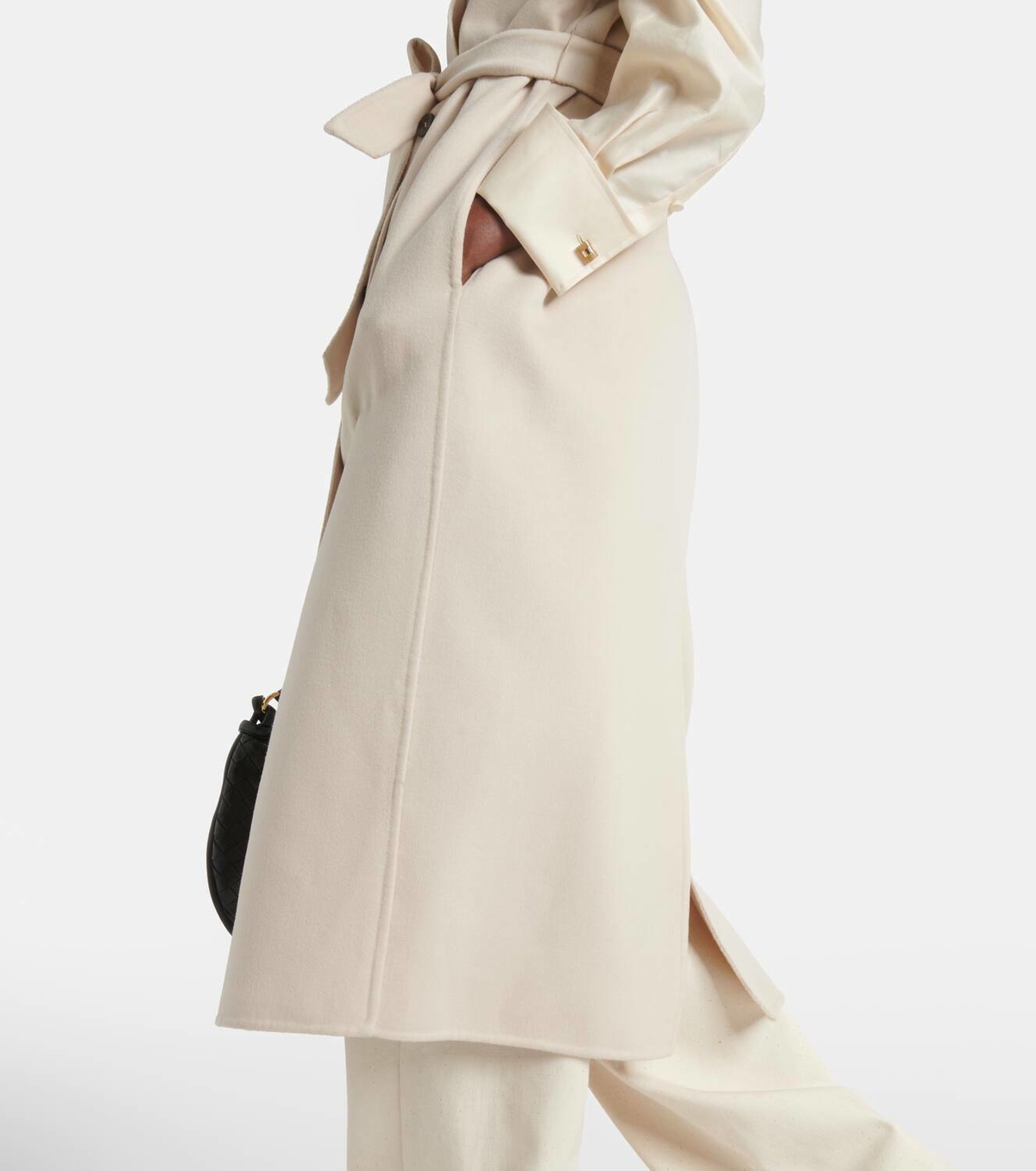 Max Mara Double-breasted wool and cashmere vest Max Mara
