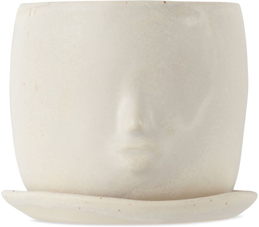 Rami Kim Studio Off-White Face Pot Set