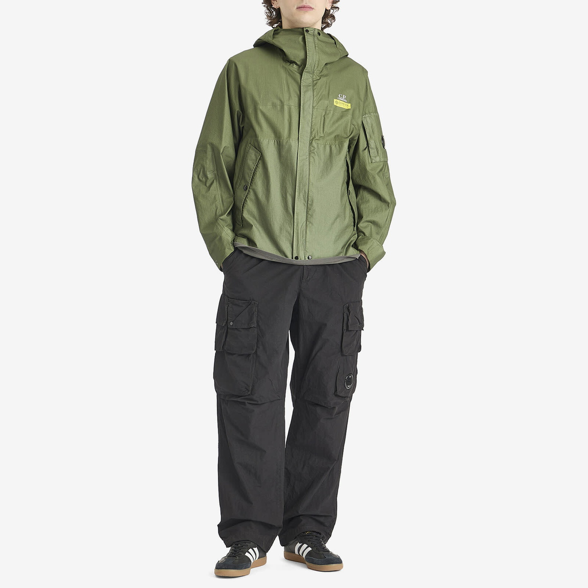 C.P. Company Men's Gore-Tex Infinium Reversible Jacket in Sulphur