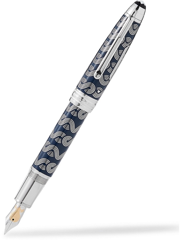 Photo: Montblanc - Meisterstück Around the World in 80 Days Solitaire LeGrand Resin and Platinum-Plated Fountain Pen
