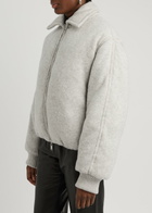 Aexae Padded Cashmere-blend Jacket Grey