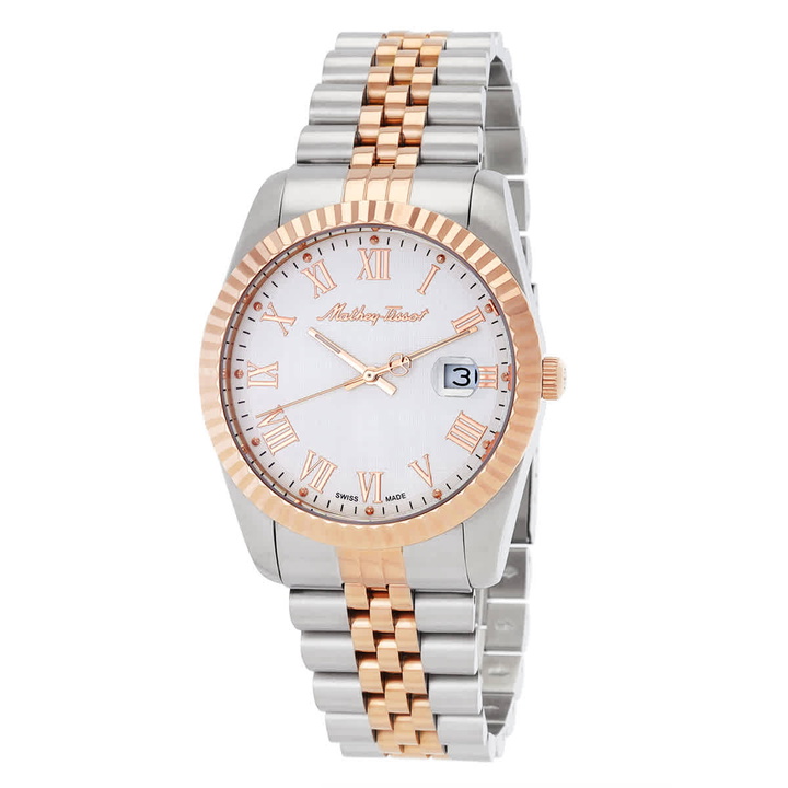 Photo: Mathey-Tissot Mathy III Roman White Dial Unisex Watch H810BRA